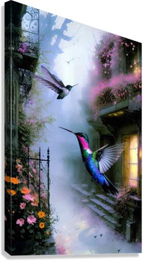 Hummingbirds Canvas Print