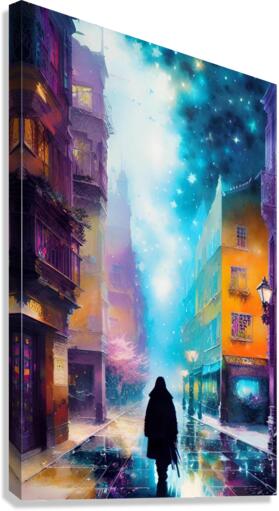 Midnight stroll  Canvas Print