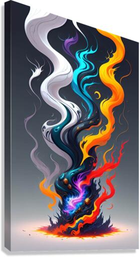 Smokey Canvas Print
