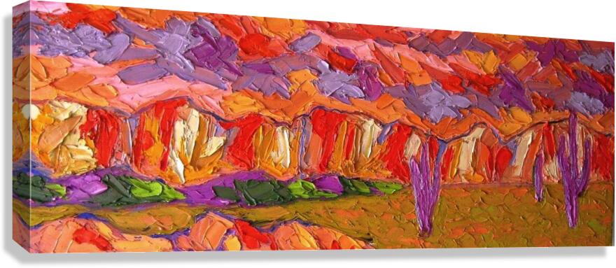 Desert Sunset Canvas Print
