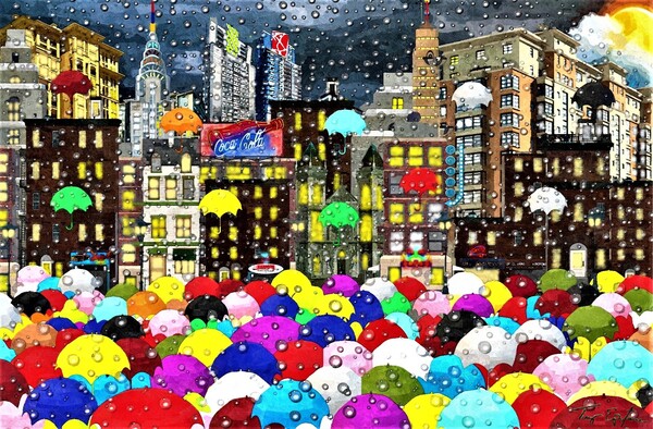 CITY BRIGHT RAIN by ANTONIO EPIFANI