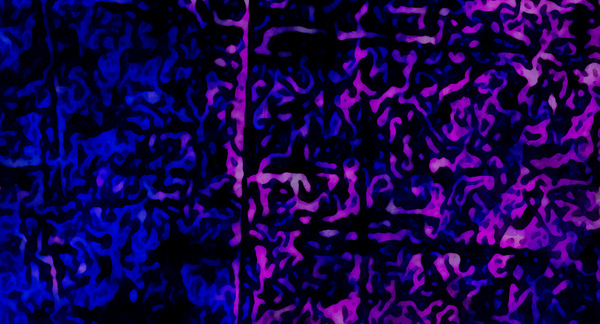Sinuous Violet Print
