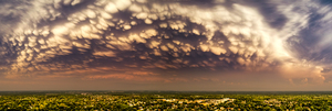 Mammatus Clouds over Indiana