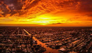 Cape Coral Sunset Pano 6-18-22