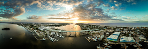 Fort Myers Beach Sunrise from 400 feet