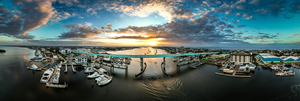 Fort Myers Beach Matanzas Bridge Panorama