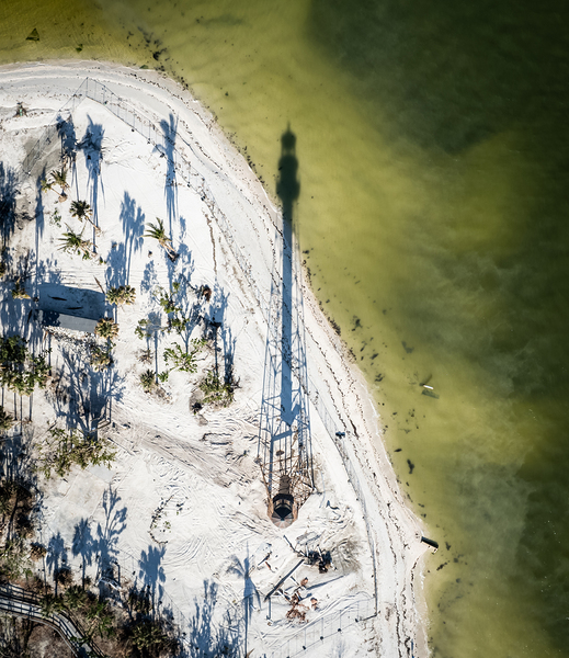 Sanibel Lighthouse Post-Ian 3 Print