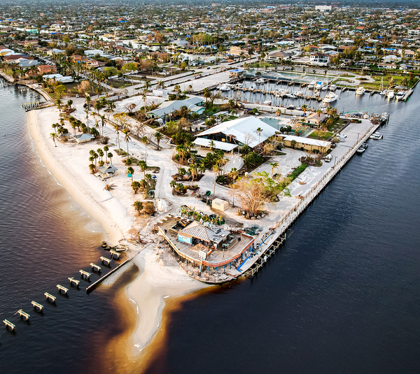 Cape Coral Yacht Club Post-Ian 5 Print