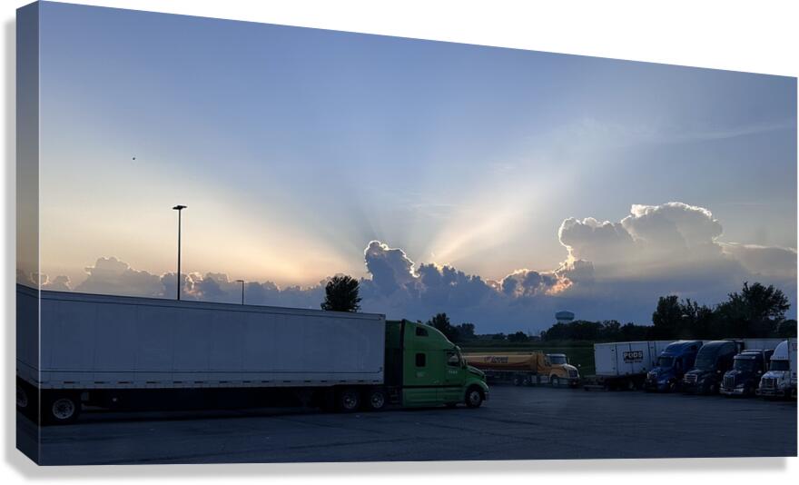 God’s Creative Light  Canvas Print