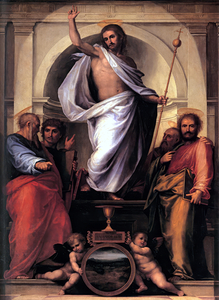 Christ with the Four Evangelists