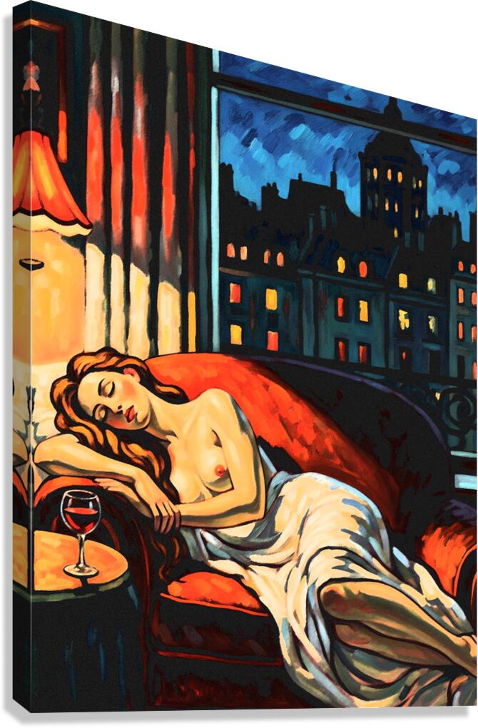Sleep Night Canvas Print