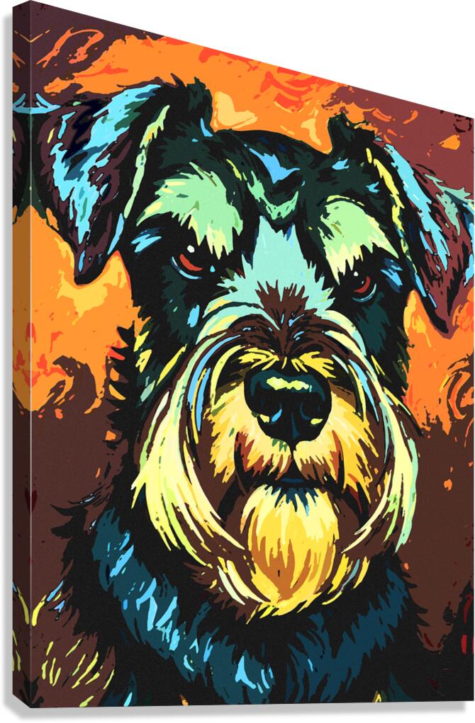 Schnauzer Canvas Print