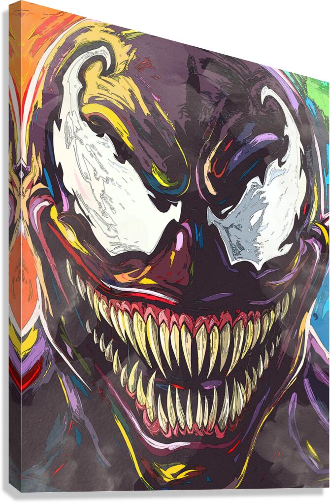 Face Venom Canvas Print