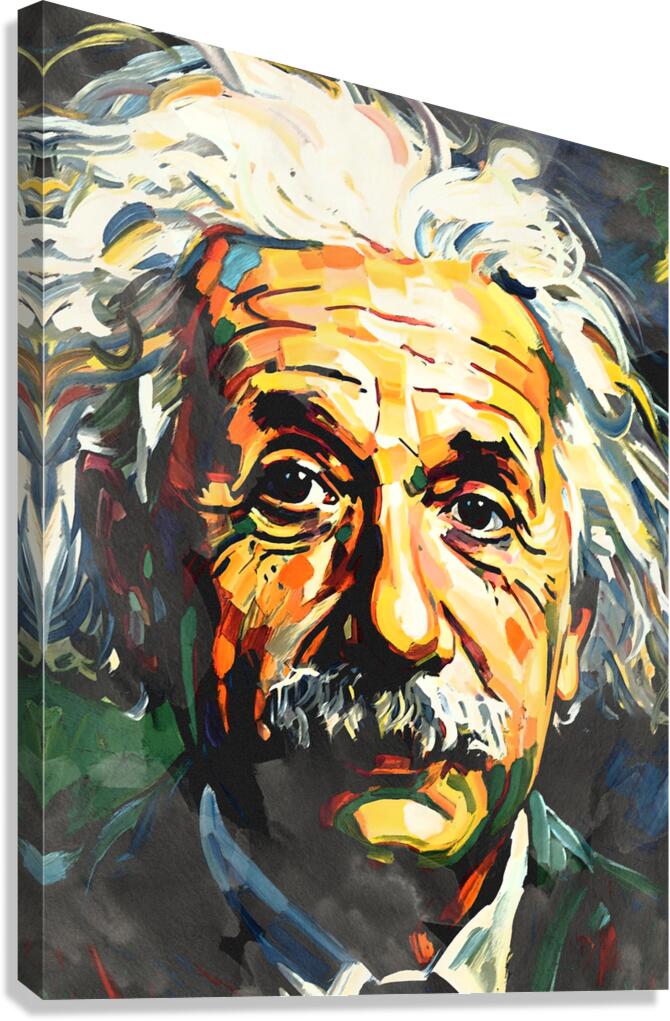 Albert Einstein Canvas Print