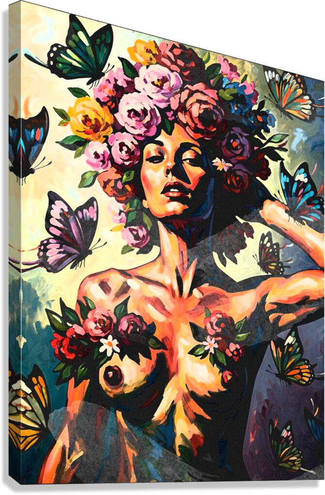 Just Flower Canvas Print