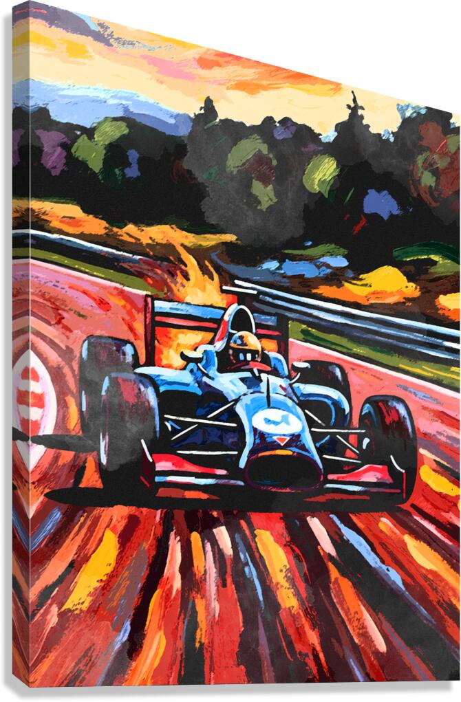 Circuit Formula Canvas Print