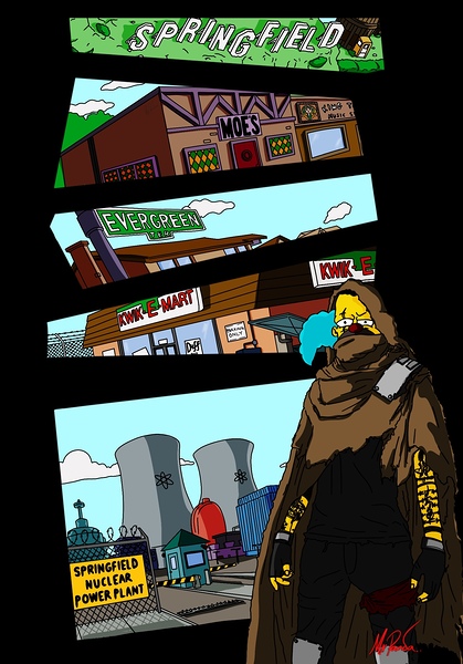 Krustys world Print