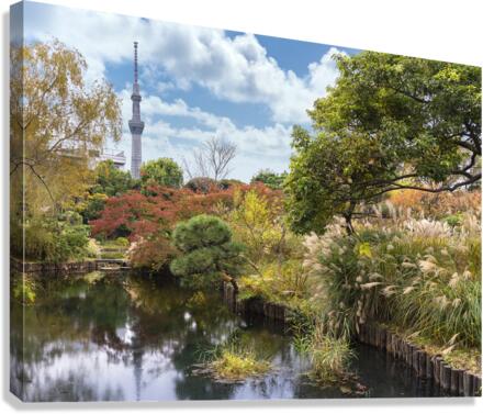 Skytree Garden Canvas Print