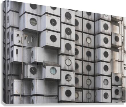 Cubes Facade Canvas Print