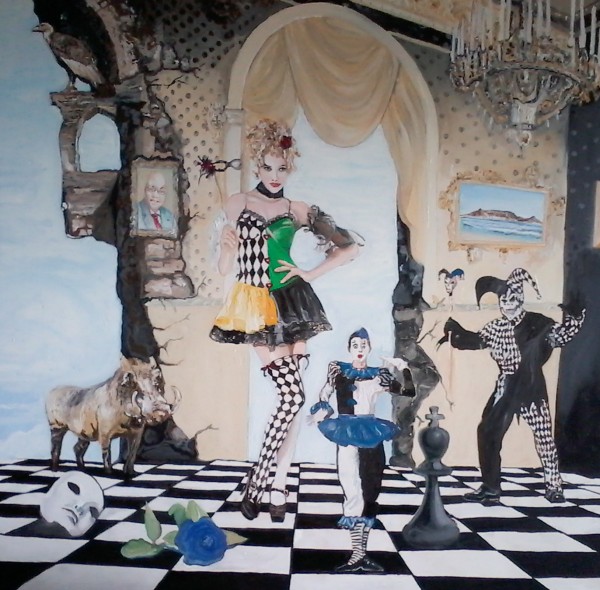 Harlequin ball Print