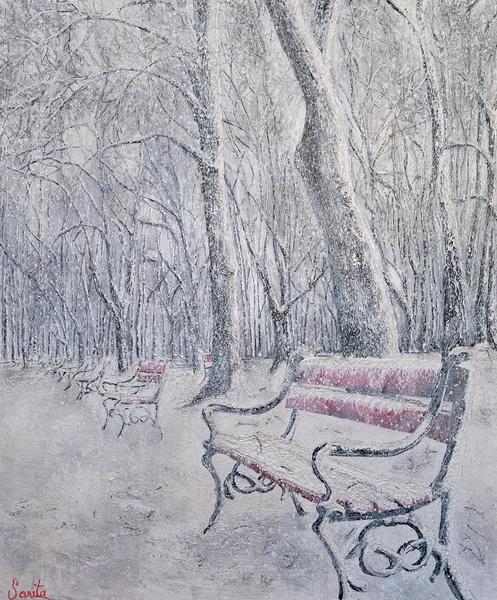 Ste Jeanne Mance Park - Parc Print