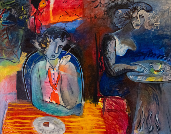 French cafe - Cafe francais Print