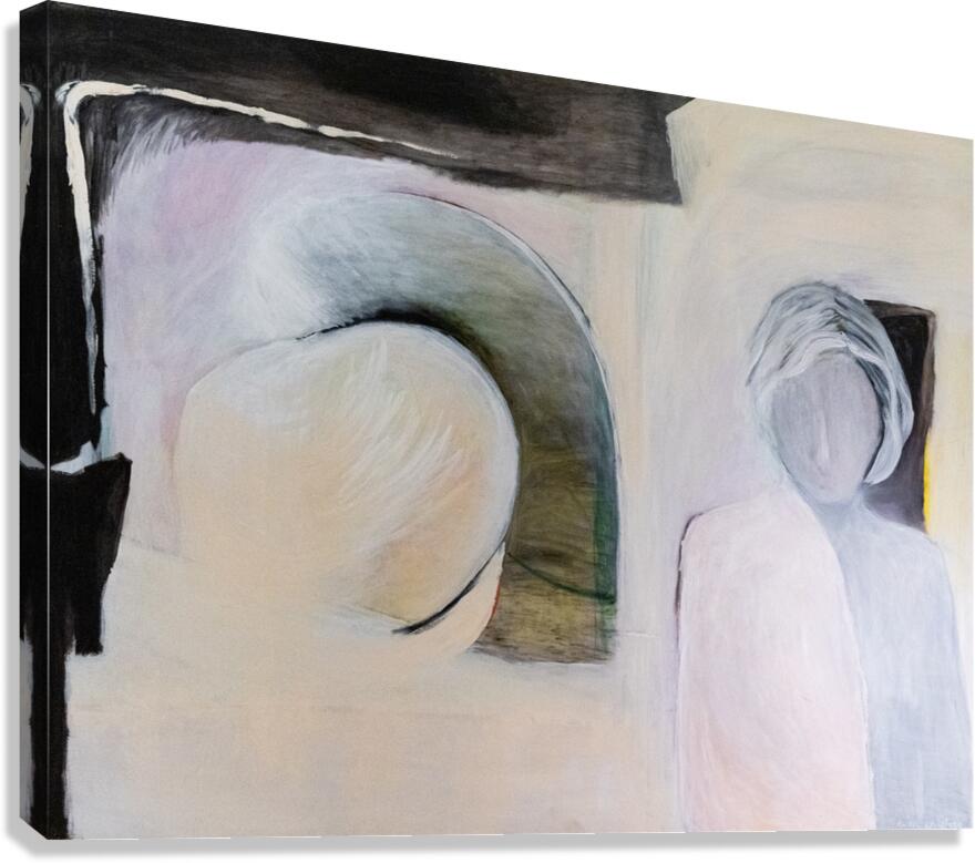 Portrait of an Artist - Portrait dun artiste Canvas Print