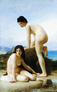 The two bathers - William-Adolphe Bouguereau 1884