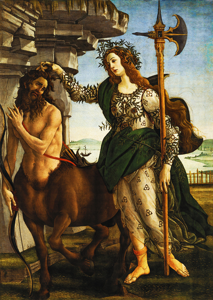 Pallas and the Centaur – Sandro Botticelli 1482 Print