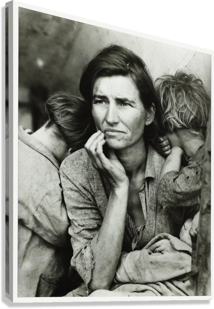 Portret van Florence Owens Thompson 1936 by Dorot Canvas Print