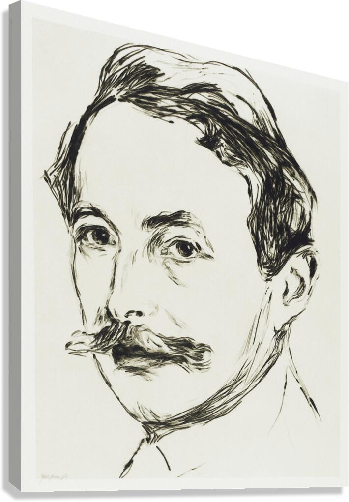 Dr. Max Linde 1902 by Edvard Munch. Original from Canvas Print