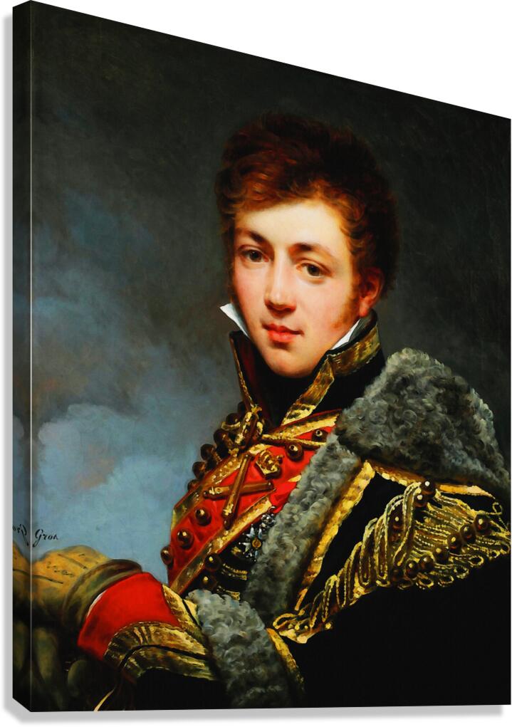 Portrait of Count Honore de La Riboisiere   Ant Canvas Print