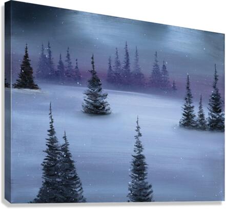 Silent Snowfall Canvas Print