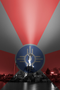 Wichita Flag Keeper of the Plains