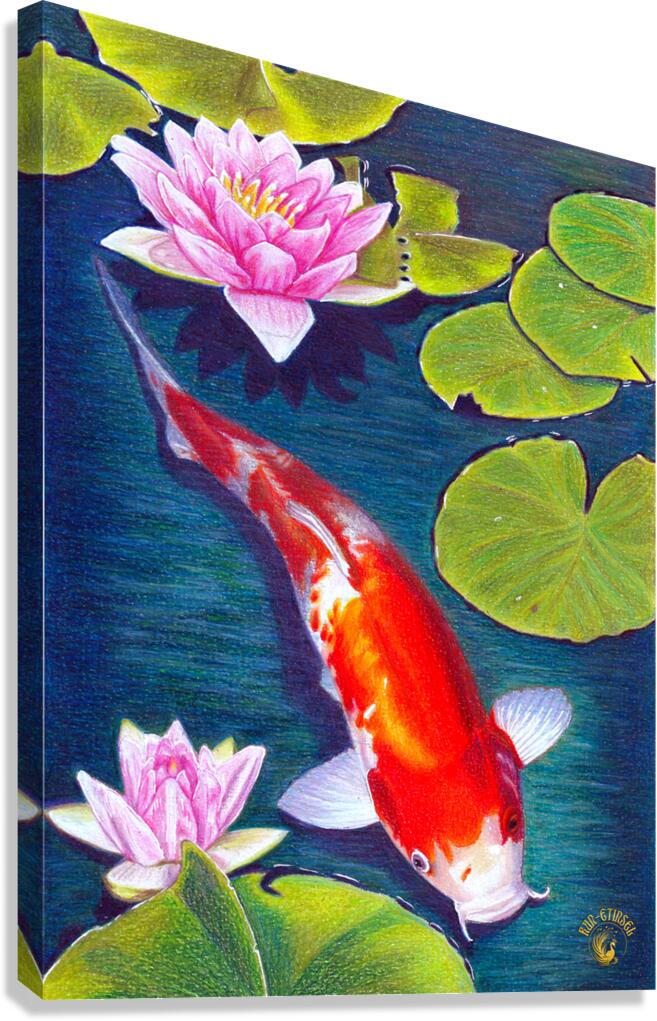 Carpe Koi Canvas Print