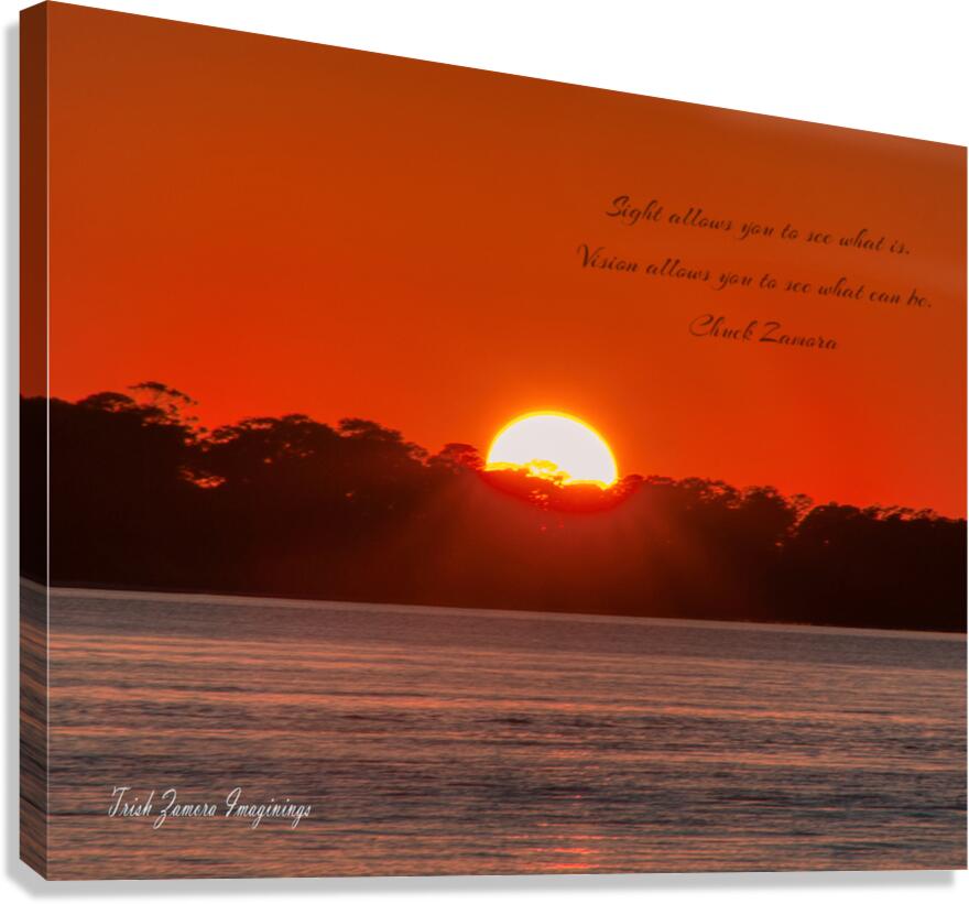 Orange Sunset  Canvas Print