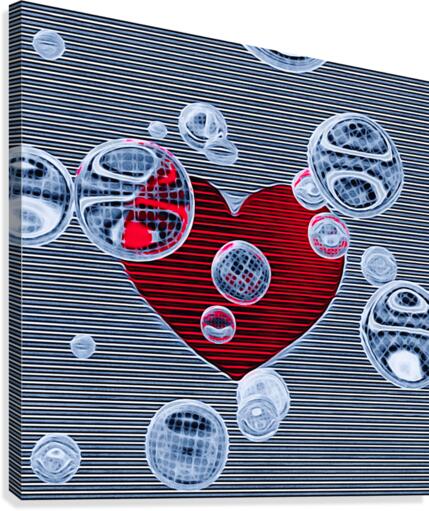 Mod Heart Canvas Print