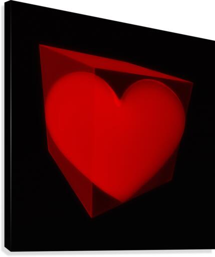 Heart Shaped Box Canvas Print