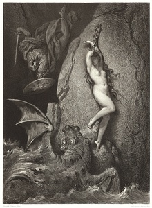 Andromeda by Gustave Dore High Res Art 24x36