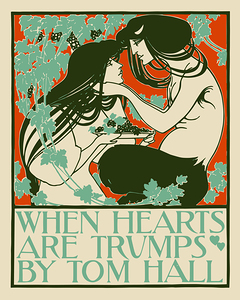 Hearts are Trumps Satyr and Nymph by William H. Bradley