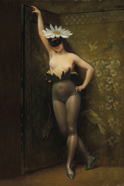 The Flower Woman by Albert Joseph Penot Print