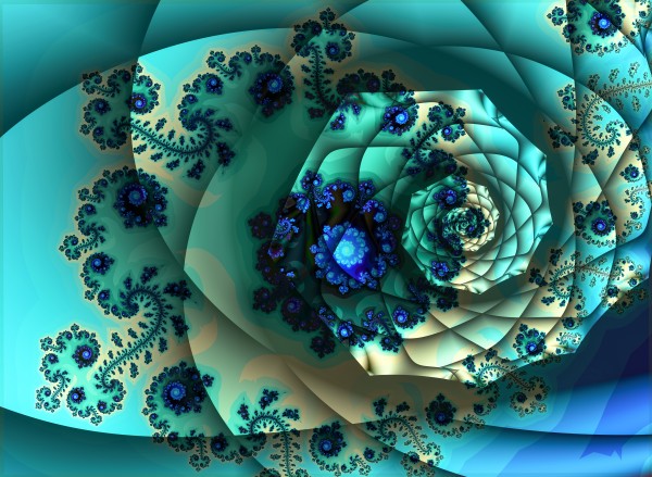 Fractal Flower  Print