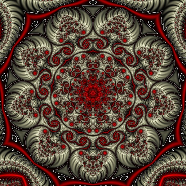 Silver Mandala by Deometry