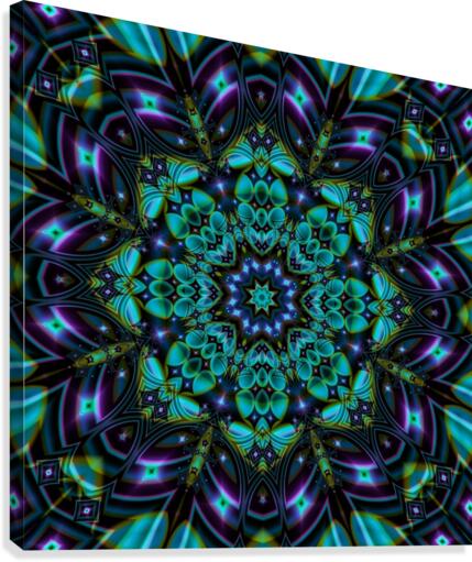 Psychedelic Mandala Canvas Print