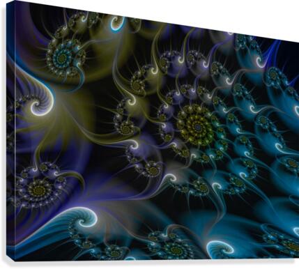 Space Flower Canvas Print