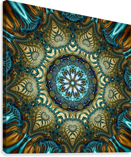 Teal Light Canvas Print