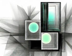 Green Black and White