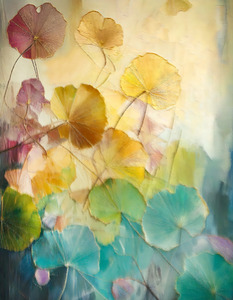 Lilypads from Underwater