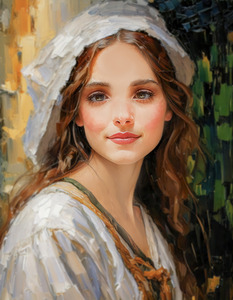 Beautiful Barmaid Long Ago