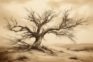 Dead Tree in the Desert